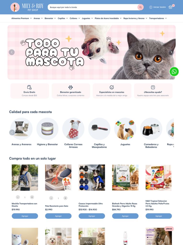 Tienda online mily&roy